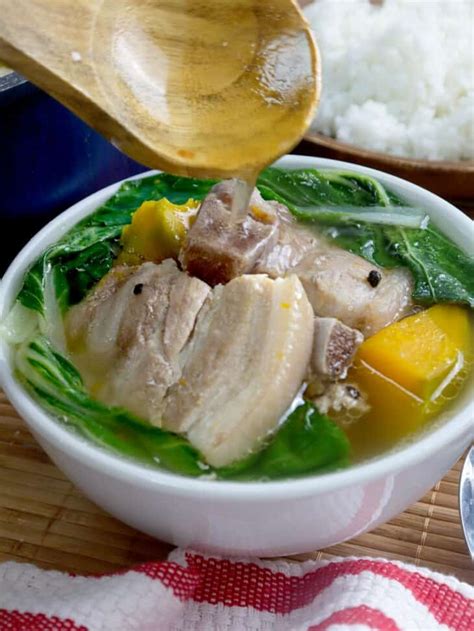 pok pok kinantot|Nilagang Baboy (Pork Nilaga Soup) .